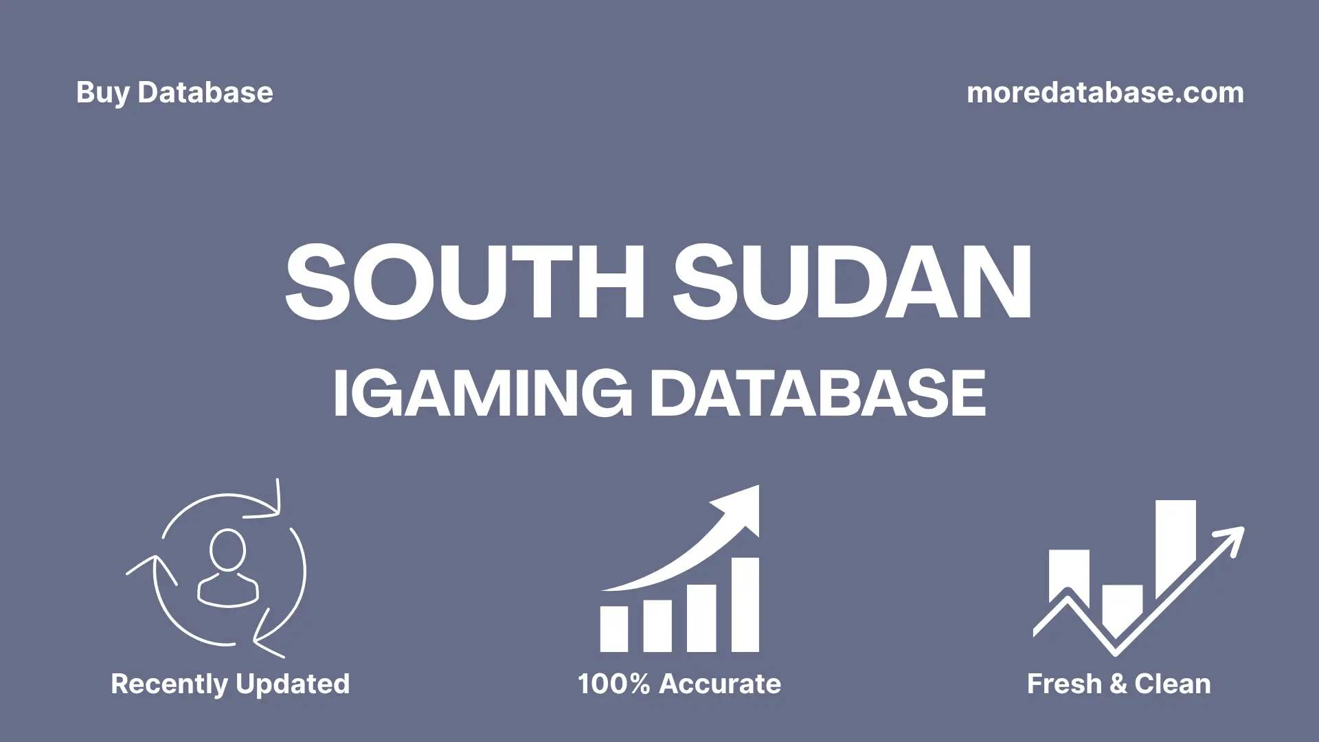 South Sudan iGaming Database 1 Million Package